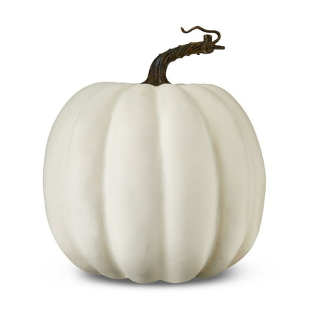 Foam Pumpkin Decor, Cream, 8", Fall by Way To Celebrate