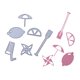 thumbnail image 1 of Cuadros Decorativos Plantillas de Metal troqueladas para cortar objetos bonitos DIY de 6 uds para decoración en relieve para álbum de recortes-148986 Likrtyny embutido en tela, 1 of 2