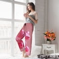 thumbnail image 5 of Salouo Pink Balloon Puppy Art Print Women's Pajama Pants Casual Loose Sweatpants PJs Flowy Pants Drawstring Palazzo for Women Wide Leg Pants Lounge Pajama -Large, 5 of 8