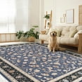 thumbnail image 3 of Wellber Vintage Area Rug for Bedroom,Soft Rugs for Living Room Nursery Carpet Home Decor,4'x6',Green, 3 of 7