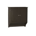 thumbnail image 3 of RiverRidge Ashland 2-Door Bathroom Medicine Cabinet Wall Storage with Towel Bar - Espresso, 3 of 8