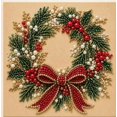 thumbnail image 2 of OANLKGI Diy Christmas Pearl Diamond Art Kits, Relaxing & Beginner-Friendly Pearl Painting Hanging Kit for Wall Decor, Diy Christmas Wreath Pearls Art for Home Decor Gift, 2 of 2