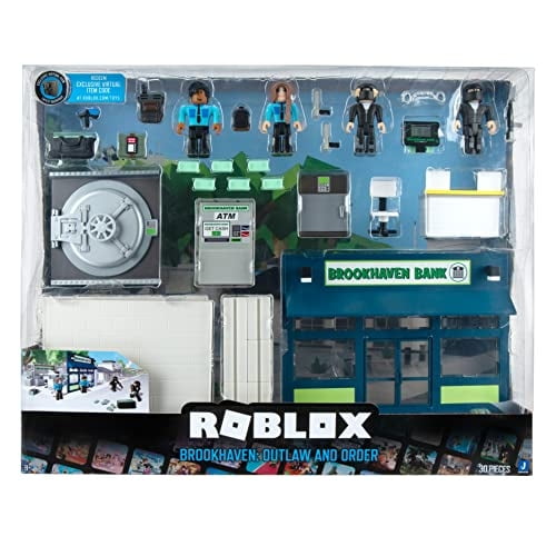 Roblox Action Collection - Brookhaven: Outlaw and Order Deluxe Playset [Incluye exclusivo Roblox Roblox