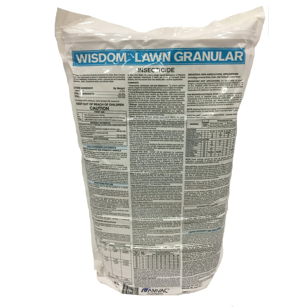 Wisdom Lawn Granular 25 lb (0.2 Bifenthrin)