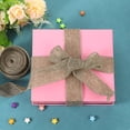 thumbnail image 4 of Burlap Wired Ribbon, 1-1/2 Inch x 10 Yards Blue Fabric Ribbon Roll, Wire Edge Ribbon Decor, 4 of 5