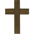 thumbnail image 6 of Ekena Millwork 12"W x 16"H x 3/4"D Vintage Farmhouse Cross, Barnwood Decor Collection, Reclaimed Grey, 6 of 11
