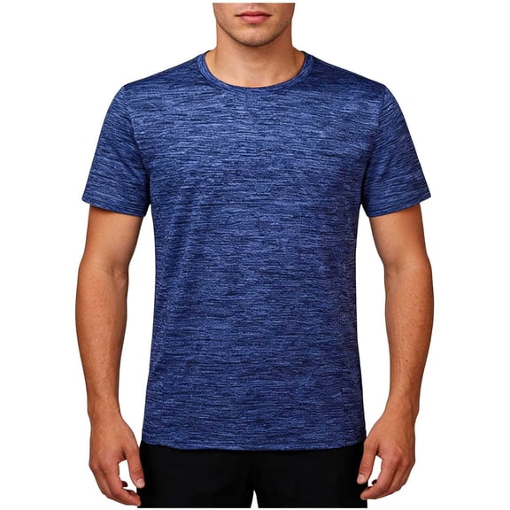 Workout Shirts for Men Quick Dry Athletic Gym Short Sleeve Lightweight T-Shirt Sports Running Hiking Shirt