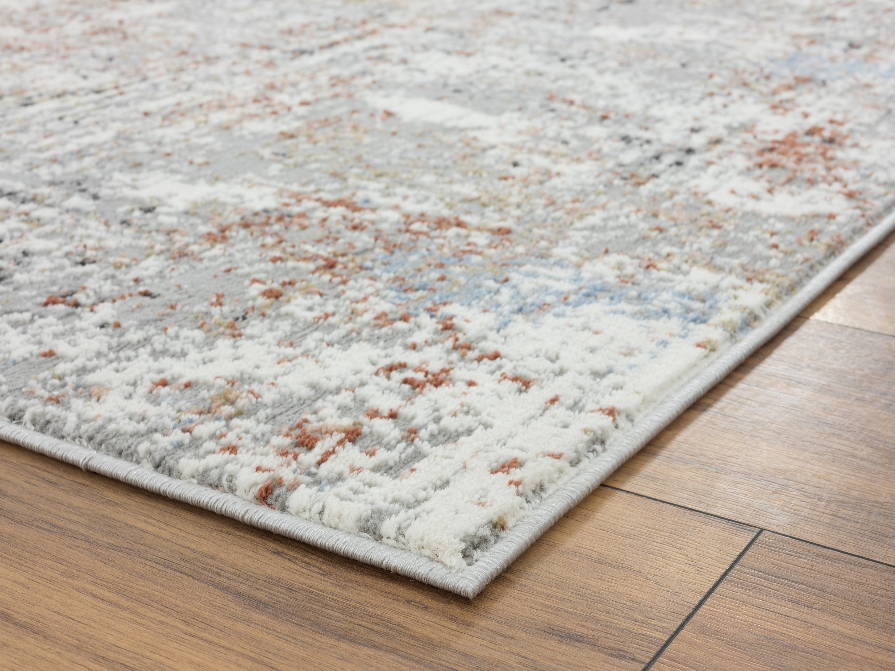 United Weavers Hyperion Telesto Transitional Abstract Runner Rug, Crimson, 2'7" x 7'4"