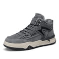 thumbnail image 2 of NOKIO Men'S Cold-Resistant High-Top Snow Boots Winter Cotton Warm Snow Boots High Top Casual Models Boots Thick Bottom Board Shoes Men Men'S Cold Weather Snow Boots, 2 of 5