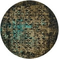 thumbnail image 5 of SAFAVIEH Classic Vintage Patricia Oriental Area Rug, Black/Olive, 5' x 8', 5 of 9