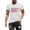 White, variant on Men's USA Patriotic Summer Daily Wear Tee American Flag 4th of July Design Crew Neck Short Sleeve Casual Top