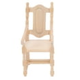 thumbnail image 2 of Muebles de casa de muñecas de madera de mesa silla de casa de muñecas de madera 1:12 silla en miniatura de simulación portátil ligera y vívida para amantes de las muñecas ANGGREK Otros, 2 of 8
