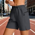 thumbnail image 6 of hotojiny Women's 5 Inch Hiking Shorts Quick Dry Lightweight Athletic Shorts Running Golf Summer Shorts with Zipper Pockets, 6 of 7