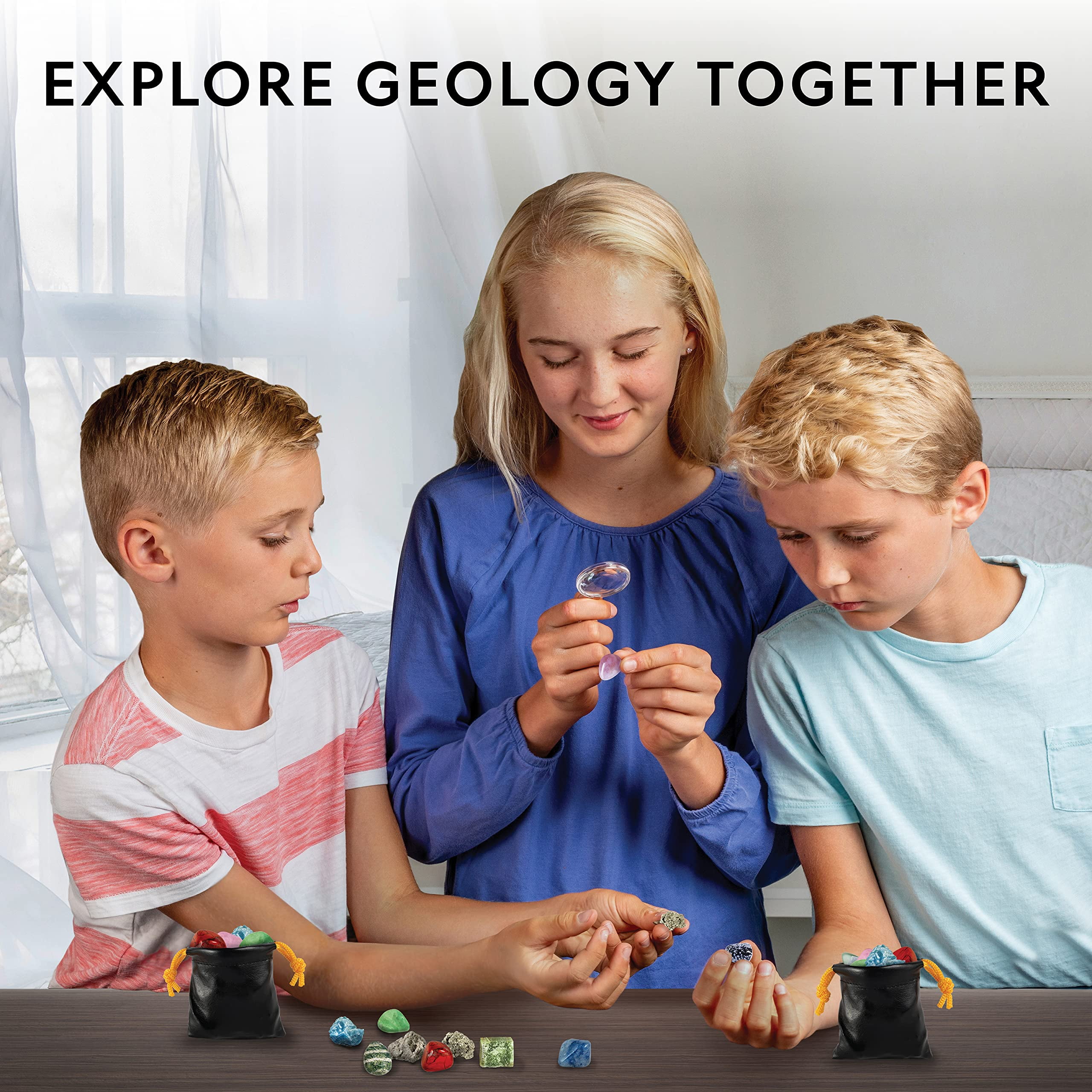  NATIONAL GEOGRAPHIC Rock & Mineral Collection - Rock Collection  Box for Kids, 15 Gemstones and Crystals for Kids, Geology for Kids, Crystal  Collection, Science Kit, Rock Gift ( Exclusive) : Industrial