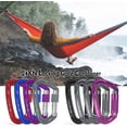 thumbnail image 4 of Bloqueo automático tipo D, gancho de seguridad para escalada en hielo para montañismo al aire libre, aleación duradera de magnesio y aluminio, rojo, 4 of 5