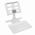 thumbnail image 2 of Soporte de Rotacia de Tabletas y Teclado, Soporte de Tableta Giratoria Portátil Ajustable y Teclado Innovador Plegable para biblioteca, 2 of 7