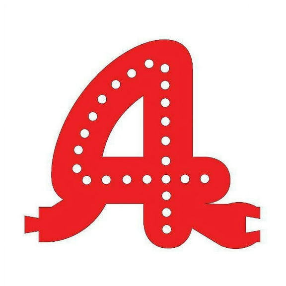 Smart LED Number 4 - RED
