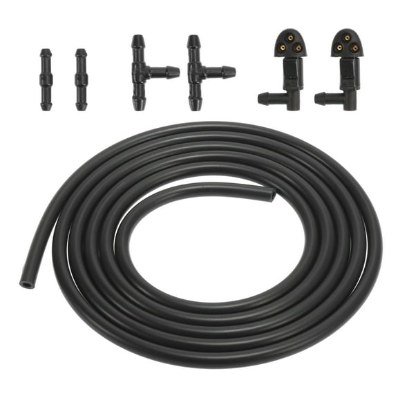 5pcs Front Windshield Washer Nozzles for Chevrolet Cruze 09-14 2 Meters Hose with 2pcs Connectors 94556605