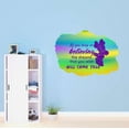 thumbnail image 2 of Dreams That You Wish Come True Keep On Believing Inspiring Quote Vinyl Design Wall Art Sticker Designs Vinyl Stickers For Home House Walls Rooms Windows Bedroom Decoration Size (20x20 inch), 2 of 3