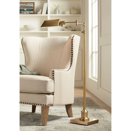 Regency Hill, Jenson Swing Floor Lamp, Brass