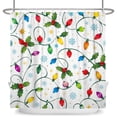 thumbnail image 6 of Tchckioa Shower Curtain,Waterproof Hooks Bath Curtain for Bathroom Decor,Christmas Candy Snowflake,60x72, 6 of 6