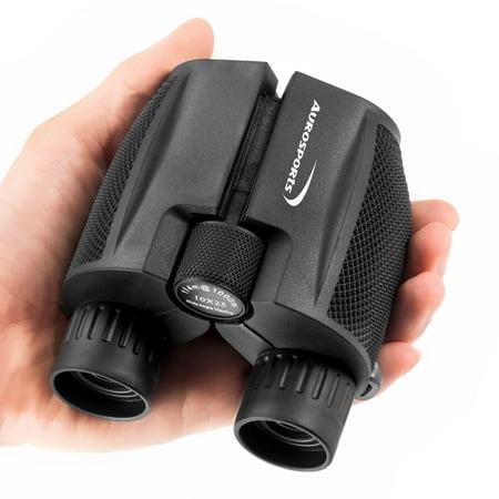 10x25 Folding High Powered Binoculars With Weak Light Night Vision Clear Bird Watching Great for Outdoor Sports Games and