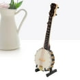 thumbnail image 4 of Mini Juguetes De Banjo, Modelo De Banjo En Miniatura, Mano De Obra Exquisita, Material De Tilo Con Caja De Soporte Para Juguetes ANGGREK Miniature Banjo Model, 4 of 8