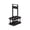 Black, variant on Foldable 2 Bottle Drink Carrier Portable Bottle Holder Handheld Two Cup Caddy for Outdoor Party
