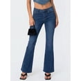 thumbnail image 5 of EMMIOL Women's Mid-High Waist Stretchy Flare Jeans Light Wash Bell Bottom Denim Pants Y2K Trendy Vintage Jeans, 5 of 7