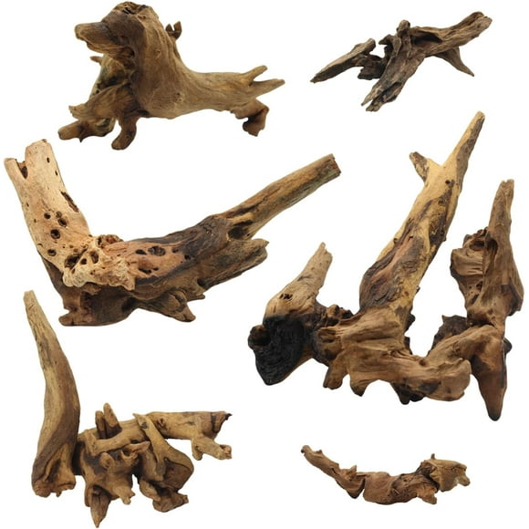 Driftwood for Aquarium Decor Fish Tank Decor Reptile Branches Drift Wood for Fishtank Aquarium Hardscape Crafts Betta Fish Decor Reptiles Driftwood Branch (Driftwood