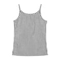 thumbnail image 7 of Gaexia Girls Summer Casual Lightweight Sleeveless Tank Top With Striped Design For Cool Playful Style (Black,5-6 Years), 7 of 7