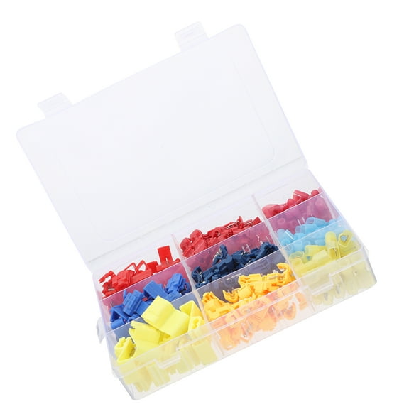 Homoyoyo T-Tap Wire Connectors Kit Assorted Colors for Home Electrical Wiring 160 Pieces and Easy to Use