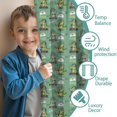 thumbnail image 3 of Blackout Kids Curtains,Green Alligators Icons Pattern Childrens Insulated Curtains Set Of 2,Bedroom Essentials,Toddler Room Decor 52"x63", 3 of 5