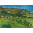 thumbnail image 2 of Nikolai Astrup 24x18 Gold Ornate Framed and Double Matted Museum Art Print Titled - Ålhustunet, Jolster, 2 of 4