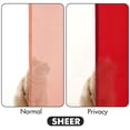 thumbnail image 4 of Cortinas MIULEE Rojas Transparentes Opacas 107x213 cm Juego, 4 of 6
