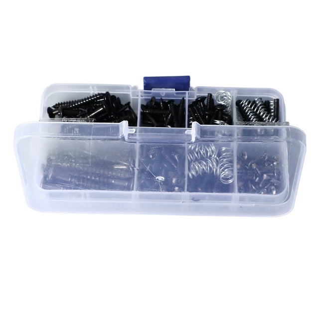 Guitar Screw Kit, Screw With Springs For Electric Guitar Bridge, Pickup, Pickguard, Tuner, Switch, Neck Plate