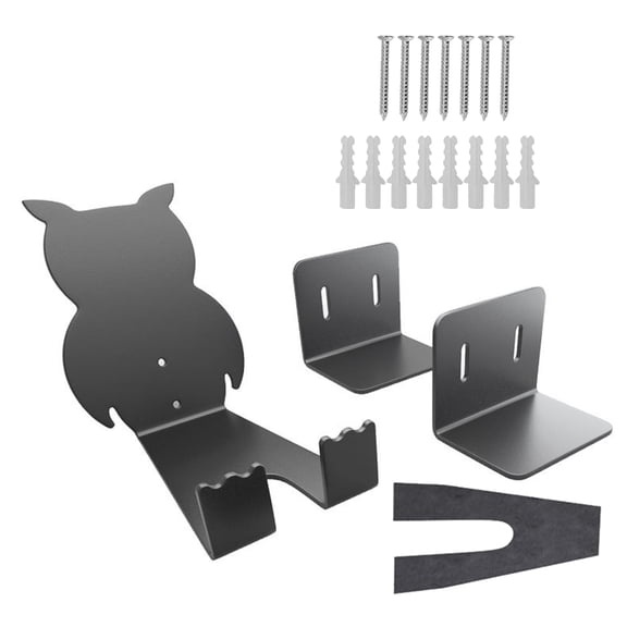 VERDANVERSE Bike Display Rack Owl Bike Wall Mount Rack Carbon Steel 1 Set