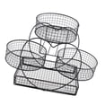 thumbnail image 1 of Cesta de frutas, encimera, cuenco para verduras, gran capacidad, multiusos, estante para encimera de cocina, soporte para cuenco de frutas para mesa Negro, 1 of 8
