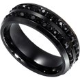 thumbnail image 1 of GHSDFBB Anti Anxiety Ring for Women Man Anti Fidget Rings Fidget Spinner Ring,Silver Ring for Men Stainless Steel Chain Spinner Ring, 1 of 3