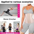thumbnail image 5 of Corsé de cintura de látex para mujer, cinturón deportivo, moldeador de cuerpo con reloj de arena, entrenador de cintura, tono de piel, 5 of 5