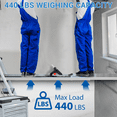 thumbnail image 4 of TEQIN Telescoping Plank, Aluminum Work Platform with Anti-Slip Surface, Extendable Scaffold Plank,Scaffolding Board with Non-Slip Platform Scaffolding Ladder Accessories for Painting Repair Cleaning, 4 of 5