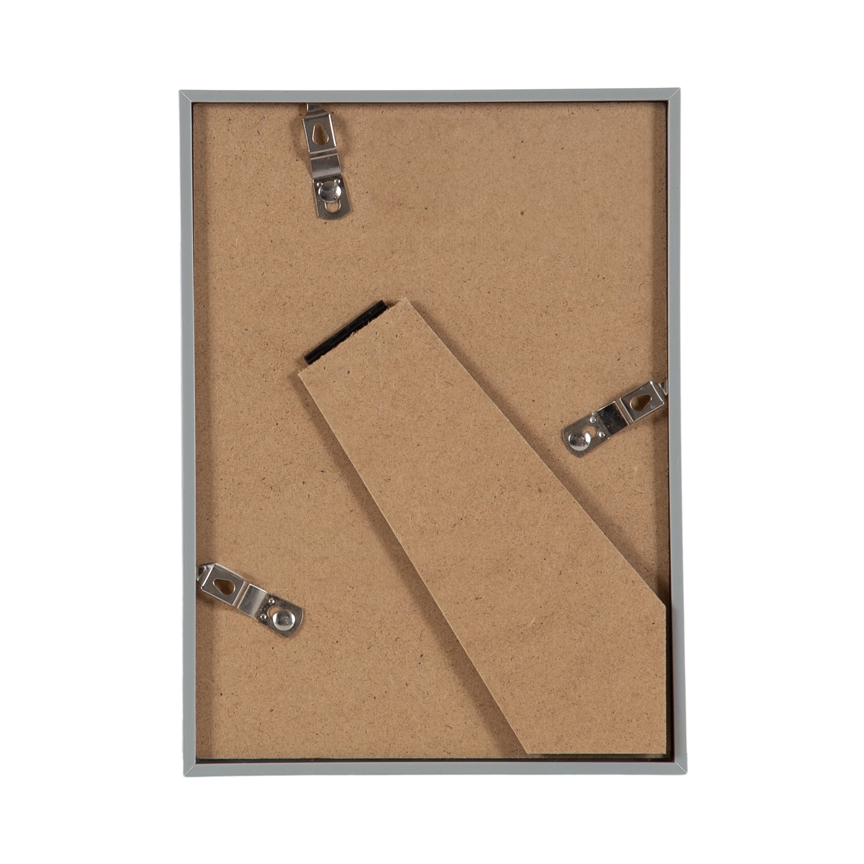 (3 pack) DesignOvation 5x7 Linear Silver Decorative Tabletop Picture Frame