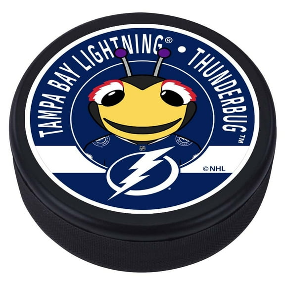 Tampa Bay Lightning Mascot Hockey Puck