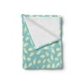 thumbnail image 2 of Hands Soft Flannel Fleece Blanket, Slender Human Fingers Gesturing Differently Thumb Fist Repeated Disordered Pattern, Cozy Plush for Indoor and Outdoor Use, 50" x 70", Cream Seafoam, by Ambesonne, 2 of 5