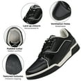 thumbnail image 4 of Alpine Swiss Remy Mens Fashion Sneakers Low Top Casual Comfortable Tennis Shoes, 4 of 8