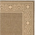 thumbnail image 4 of SAFAVIEH Courtyard Chase Oriental Indoor/Outdoor Area Rug, Dark Beige/Beige, 5'3" x 7'7", 4 of 6