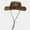 Brown, variant on JFGHDG Sun Visors for Women,Visor Hats for Women,Gardening Hat,Wide Brim Sun Hat,Sombreros Para El Sol De Mujer,Go Out To Tour The West Wind Big Belt Decoration Sunblock Hat Beige One Size