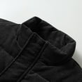 thumbnail image 5 of Xzbqbs Men's Corduroy Puffer Jacket Casual Stand Collar Padded Vest Coat Winter Warm Thickened Sleeveless Outwear Down Jackets, 5 of 7