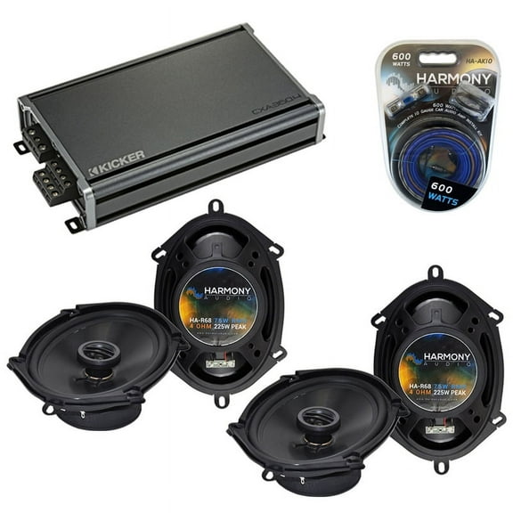 Fits Mazda B2300/B3000/B4000 94-94 Speaker Upgrade Harmony (2) R68 & CXA360.4