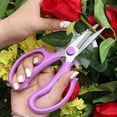 thumbnail image 3 of Garden Flower Scissors, Stainless Steel Floral Shears, Strong Pruner for Flowers, Branches, 3 of 5